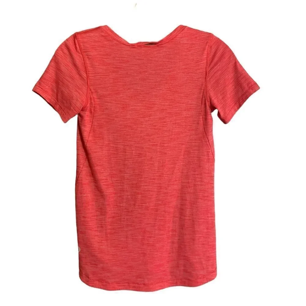 lululemon Meant to Move Pink Short Sleeve T-Shirt Size 2